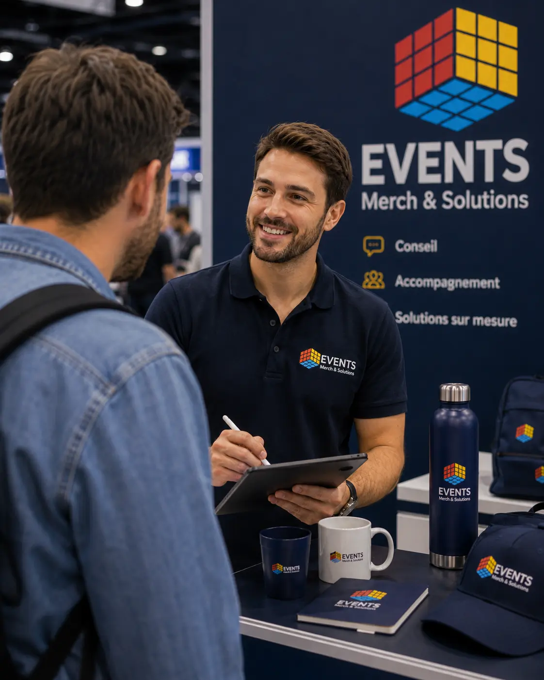 Conseil client lors d’une animation commerciale